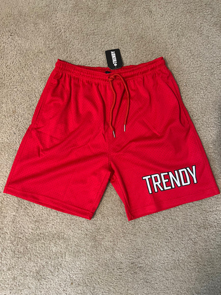 Spring ‘23 Red Trendy Shorts