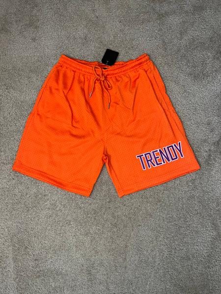 Spring ‘23 Orange Trendy Shorts
