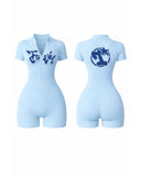 Blue “3TE” Essential One-Piece