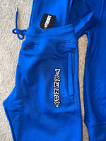 Blue Extravagant Stacked Tracksuit